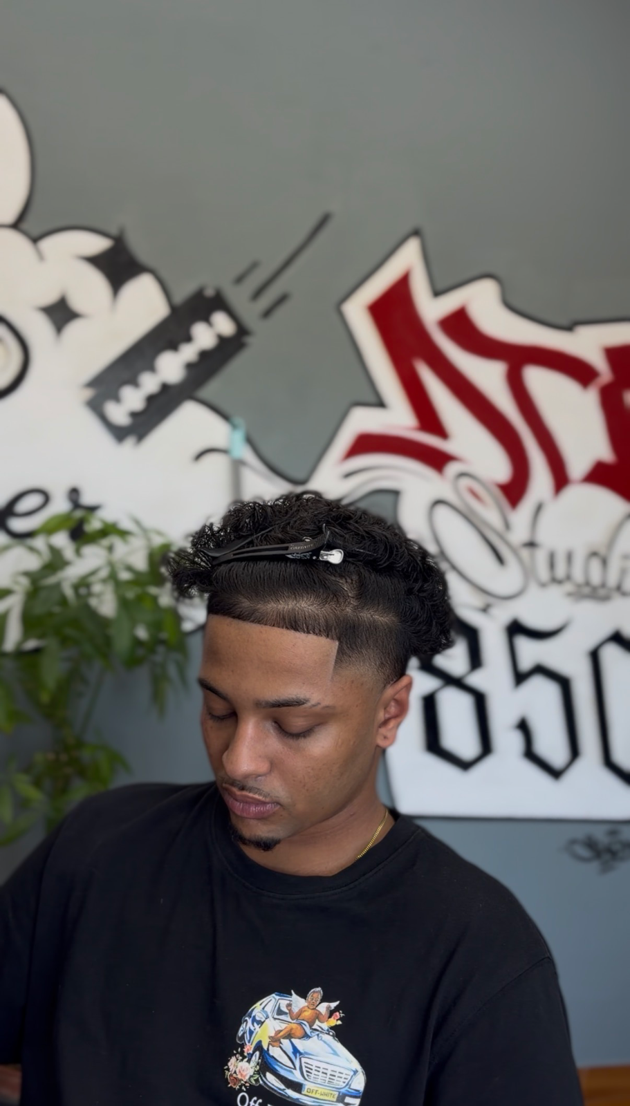 High taper fade + hairline — galeria drukathebarber
